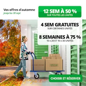 Depotium Mini Entrepôt - Vandreuil Dorion Promotion